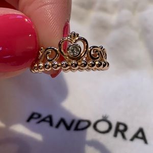 Pandora My Princess Tiara Ring - Rose Gold
